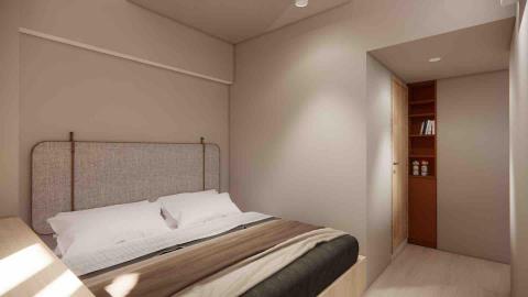 山三設計 - 基隆15坪小宅-臥房2