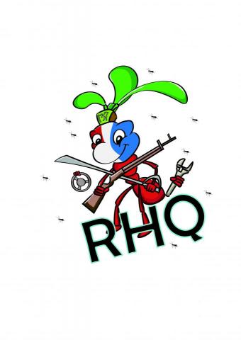 許致遠 - 受軍方委託設計連上的LOGO，以連上的象徵工蟻為出發，結合訓練做戰，維修保養等專長，塑造出戰力強的形象