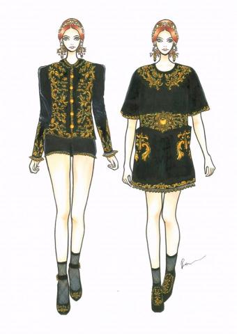 Elsa - 麥克筆- 服裝/人物設計