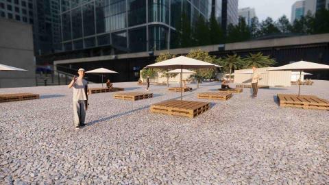 楓暻工作室 - 戶外空間渲染圖