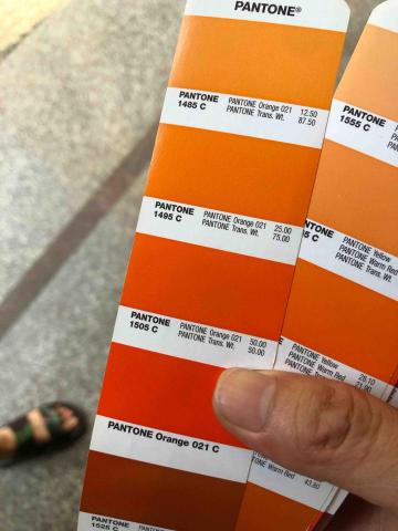 大昱印刷 - 為客戶選定特別色