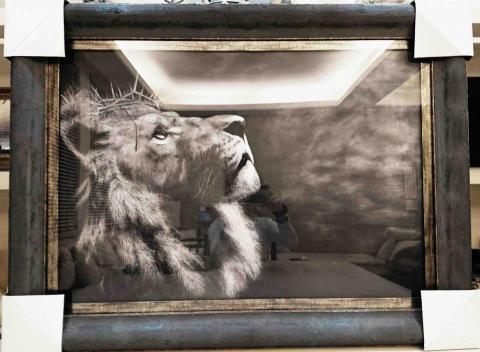 楊巧恩 - 獅子 臨摹精細素描