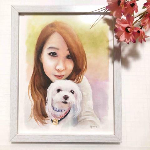 carrie0416 - 水彩委託 16開