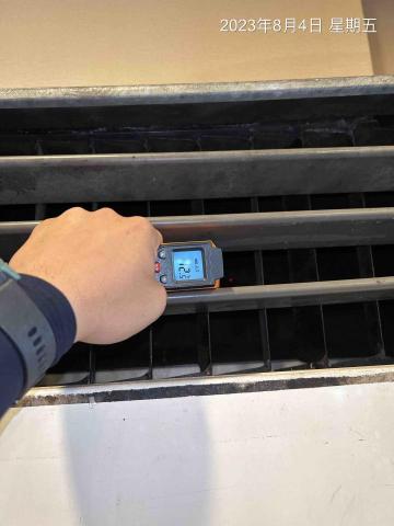 易奇空調工程有限公司 - 保養完出風口溫度測量