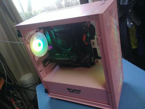 柚子電腦&熙程資訊 - 客人的粉色機殼