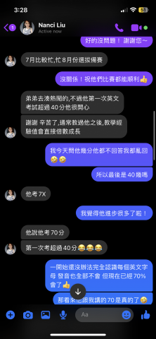 王宇塘 - 小三英文半年教學成果