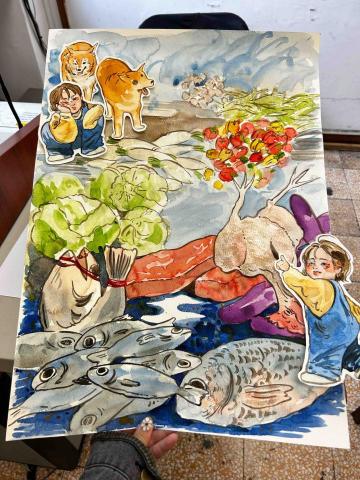 陳可芹 - 水彩插畫