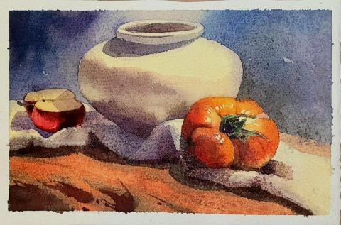 Z老師 - 基礎水彩靜物