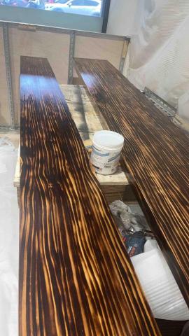 富冠工程開發-Daniel陳宣宇 - 客製化實木碳化桌板