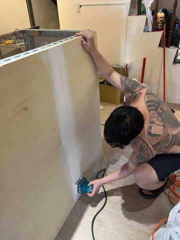 富冠工程開發-Daniel陳宣宇 - 自製吧檯過程