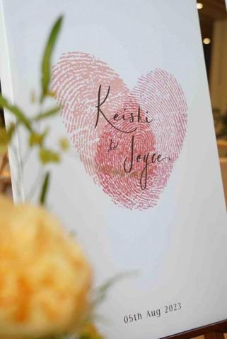 Aurora Design - 婚禮簽到板設計