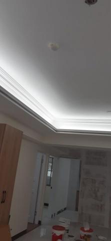 林文景 - 客廳塵板天花板油漆施工