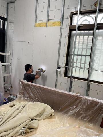 樺昕.凱琳室內裝潢 - 單面隔間牆施工