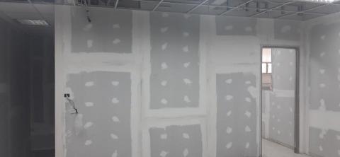 林文景 - 夕酸鈣板輕隔間，批土施工