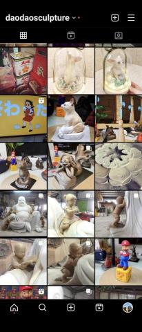 島島雕塑 - 歡迎來我的IG相簿參觀
https://instagram.com/daodaosculpture?utm_source=qr&igshid=NGExMmI2YTkyZg%3D%3D