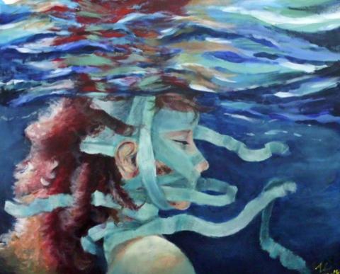 劉承欣 - 康橋高中升學作品集，油畫