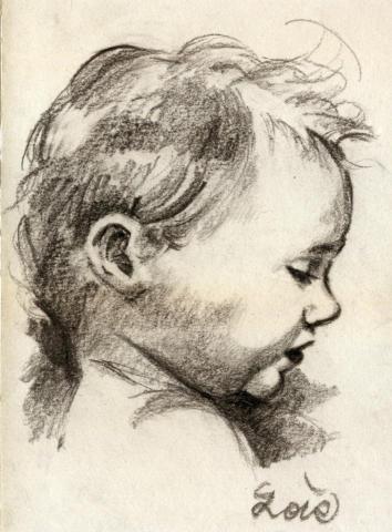 劉承欣 - 炭精筆速寫