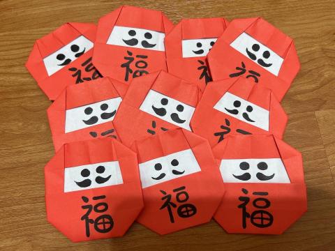 孟令工作坊 - 摺紙不倒翁+表情圖