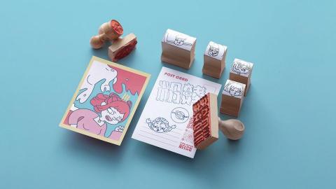 Azure - 印章/明信片設計