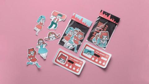 Azure - 貼紙設計