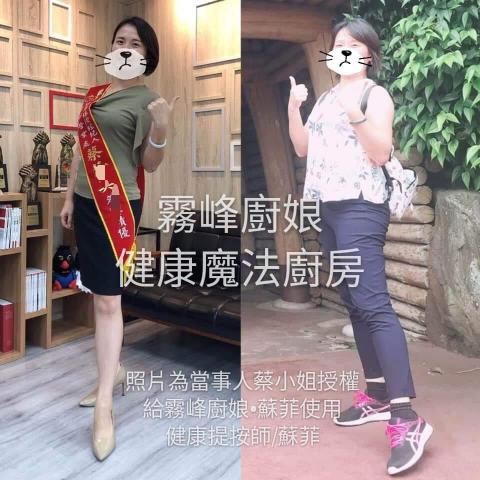 蘇菲 - 甲狀腺指數高達14000，兩個月後回復正常值。並且體重減少10公斤。