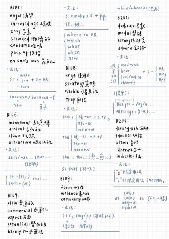 賴雨昕Mia英文家教|升學英文|雅思衝刺|口說練習 - 上課中邊幫助學生整理重點，提供課後複習和補抄筆記