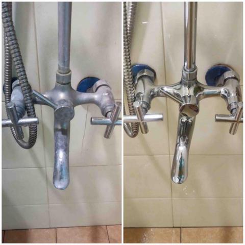 喬生活家事清潔 - 水龍頭亮晶晶