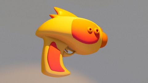 KGoat羊羊 - 玩具槍建模2