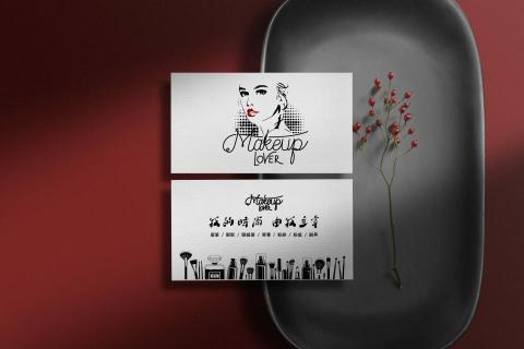 蔡佩琪 - LOGO與名片設計-紅之都美妝店