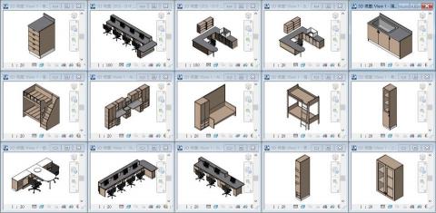 戰神建築資訊模型整合工作室陳冠貿 - 家具元件