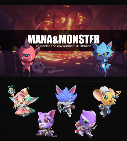 Mike工作室 - 角色插圖