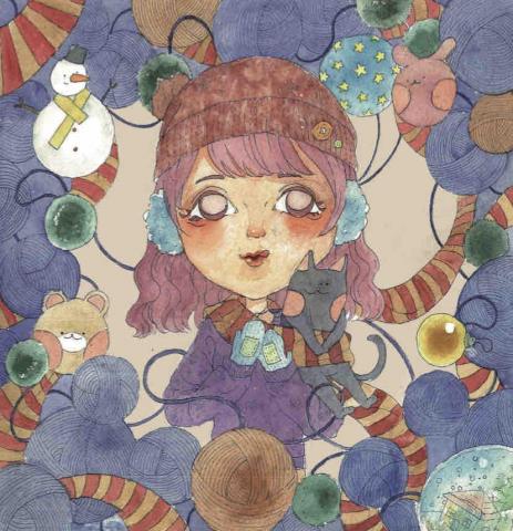 Hsiao插畫區 - 水彩插畫明信片