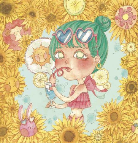 Hsiao插畫區 - 水彩插畫明信片