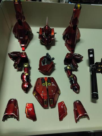 有點閒的阿飄 - 上了四種不同的金屬紅。