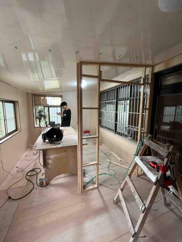 木鳥小築 - 新竹縣五峰鄉朱家莊部落房間裝修施工中