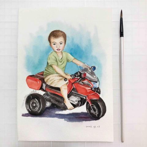 carrie0416 - 水彩 32開