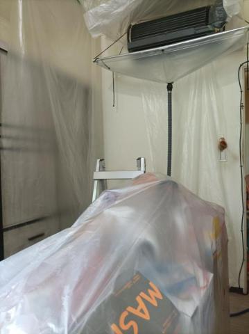 水次方 - 冷氣清洗 客人週邊傢俱仔細防護