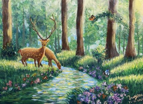 Sunny 老師 - 切慕溪水 學生作品