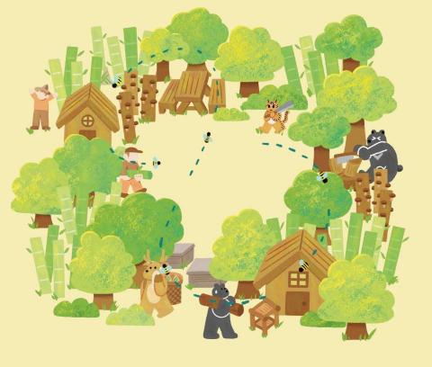 黃千慈 個人接案 - 農委會插畫 委託