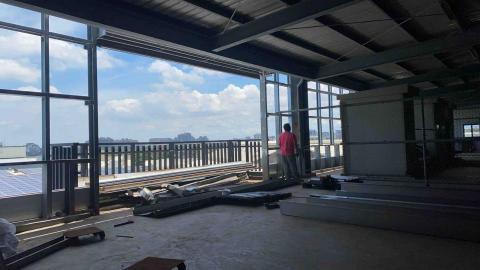 飛煌鐵の工業社 - 新屋區溫誠工業頂樓牆面加封710型防火庫板施工 飛煌鐵の工業社 - 新屋區溫誠工業頂樓牆面加封710型防火庫板施工
