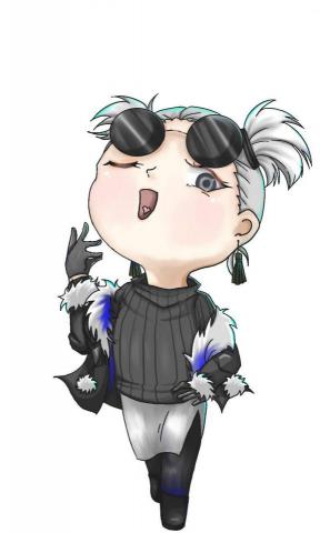 劉冠諆 - 熊貓螞蟻Q版人物繪製