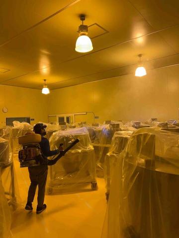 耀際冠軍病媒蚊防治有限公司 - 廣吉食品消毒作業