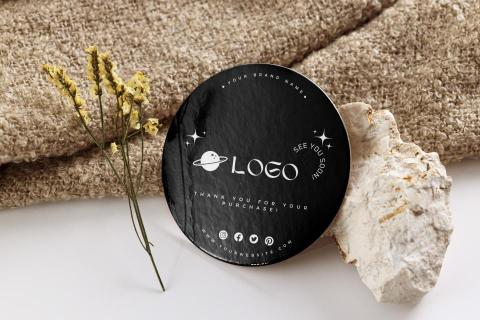 INRASSION - 商店感謝貼紙設計,簡約現代風格,優雅黑色及神秘宇宙設計帶給人時尚簡約的品牌形象 INRASSION - 商店感謝貼紙設計,簡約現代風格,優雅黑色及神秘宇宙設計帶給人時尚簡約的品牌形象