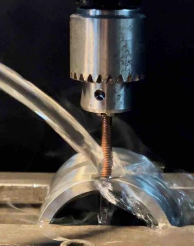 冠富工業社 - 熱處理後放電牙孔