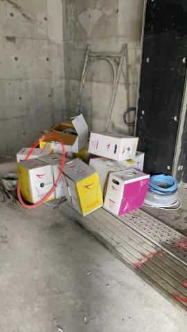 福仔 - 新建透天網路電話電視佈線，你家牆壁內的線可能是我去做的哦