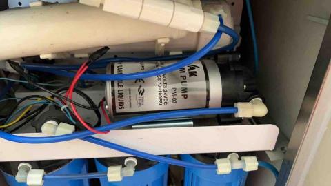 liwei水電工程 -  飲水機進水馬達更換安裝