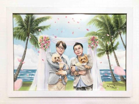 carrie0416 - 水彩肖像委託 A3