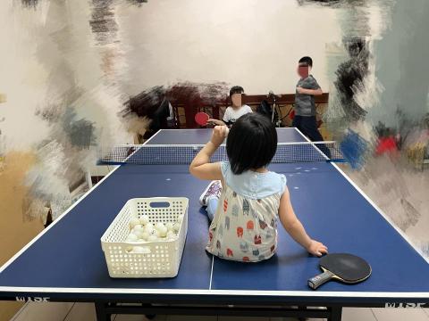 簡語萱 - 3歲的小朋友也能參與桌球活動，體驗桌球的樂趣