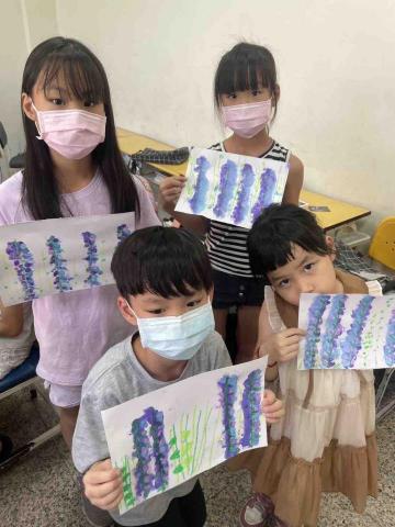 江采萱（娜恩） - 練習用圓點畫薰衣草