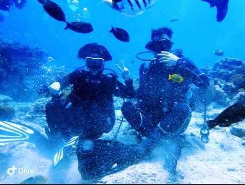 太陽游泳教學、自由潛水課程、水肺潛水 - 水肺潛水